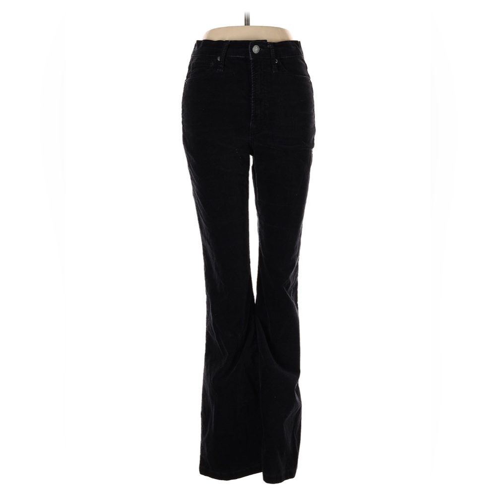 NWT GAP 1970 Black Flared Corduroy Pants size 27